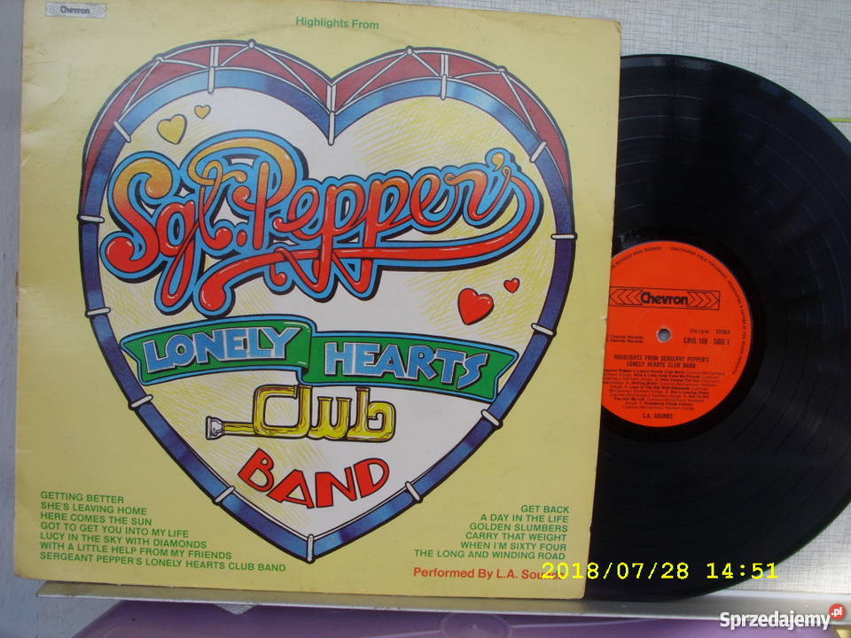 Rock LP LONELY HEARTS CLUB BANDSCHEVRON płyta winylowa Wołów