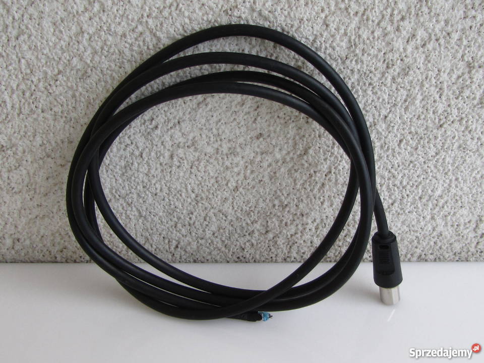 Kabel antenowy z wtyczką męską czarny długość warmińsko-mazurskie Olecko