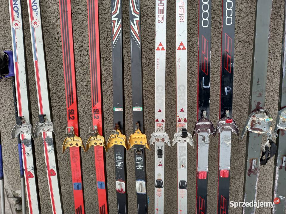 Narty biegowe buty kijki