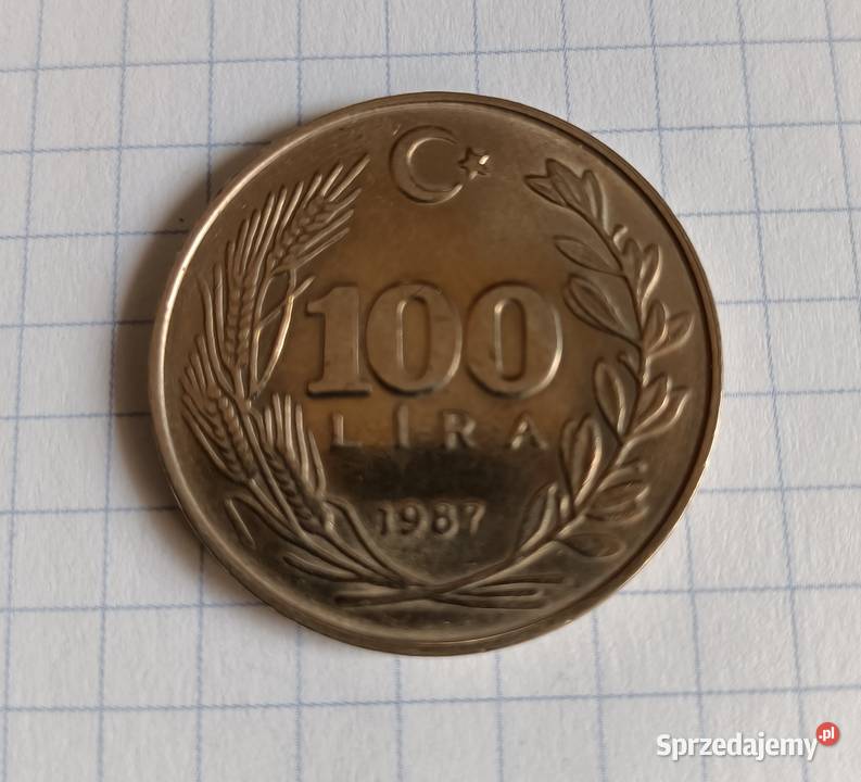 100 LIRA 1987 TURCJA Piszczac