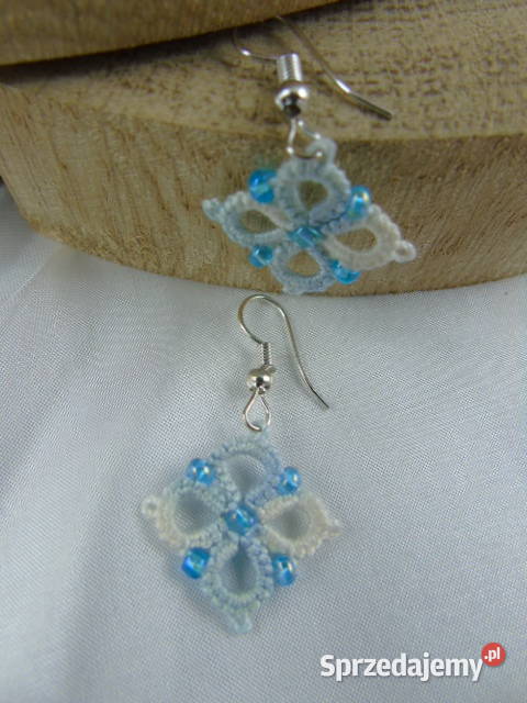 Kolczyki frywolitkowe różne wzory i kolory sprzedam