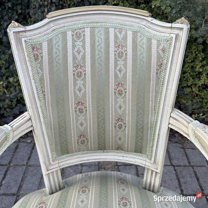 ARTexpert Para Francuskich foteli Ludwik XVI Dobrzany