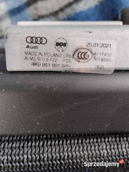 ROLETA PIONOWA BAGAŻNIKA DO AUDI KOLOR 94 H Kraków