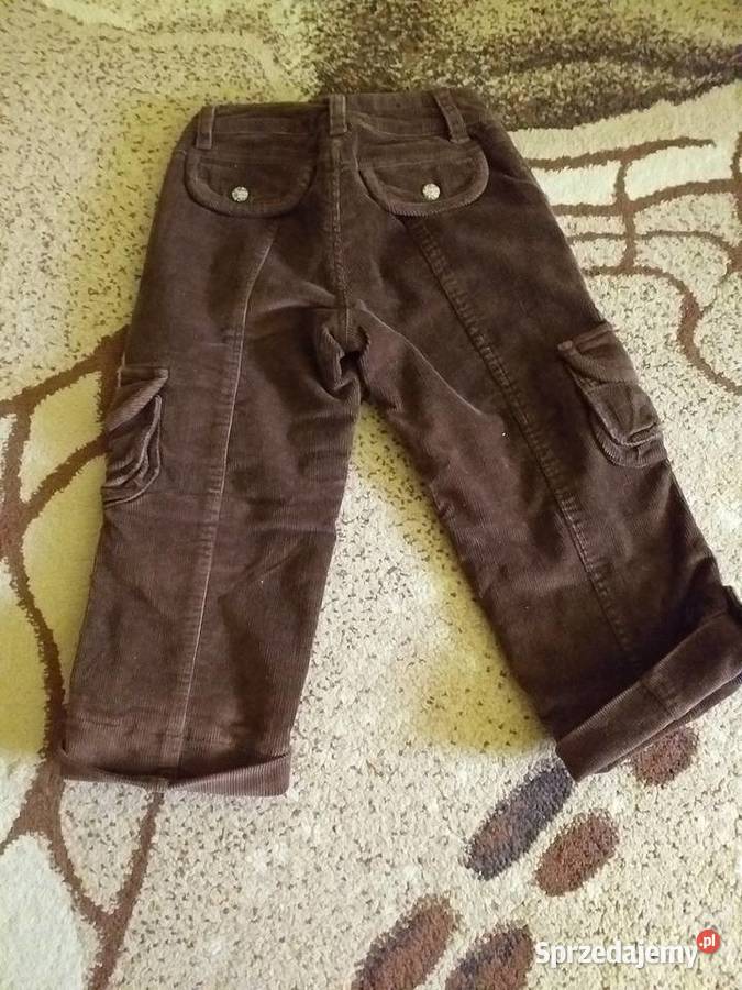 Spodnie sztruksowe ocieplane małopolskie Kraków