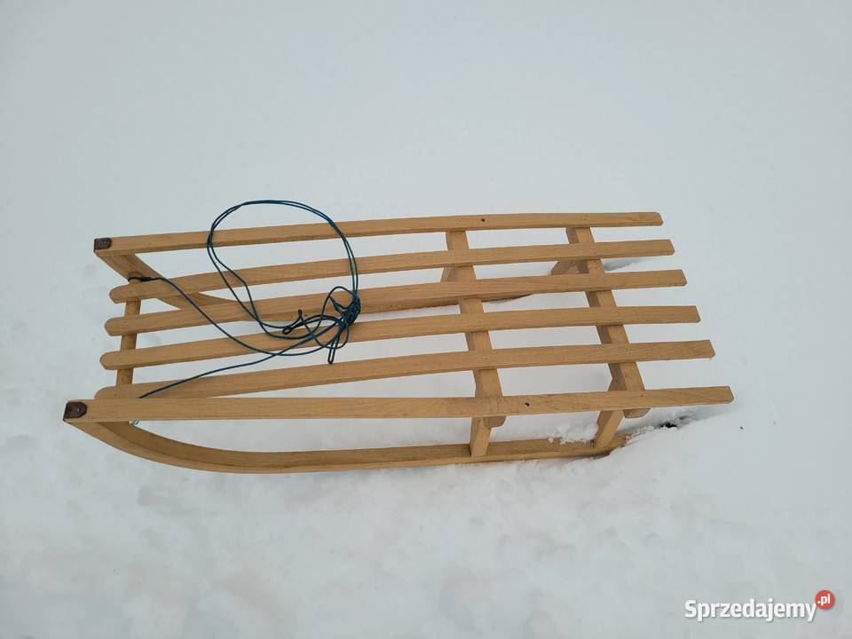 Sanki drewniane dziecka sprzedam