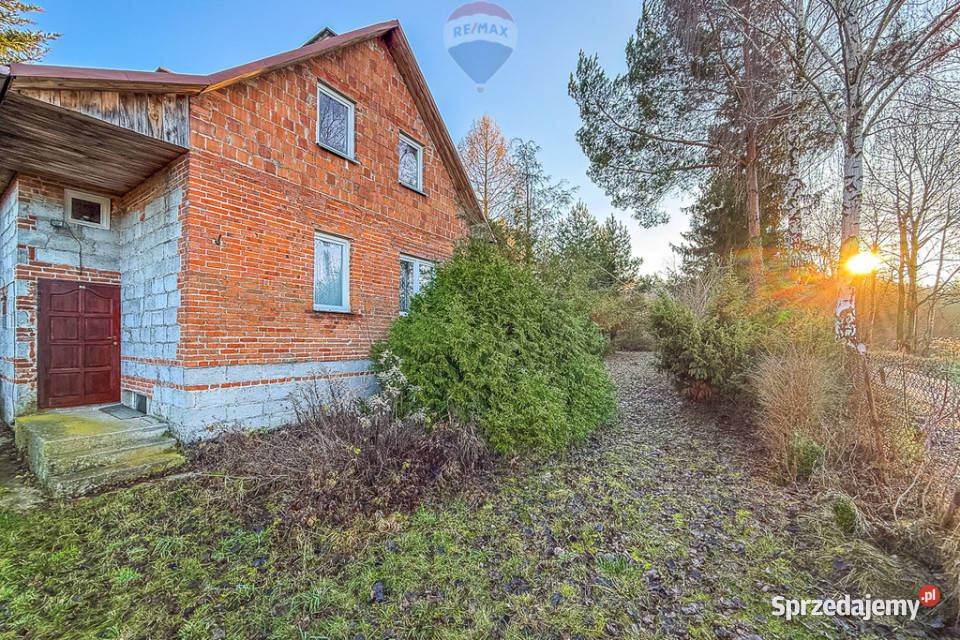 Dom z dużą działką lesie Kębliny g Zgierz taras łódzkie sprzedam