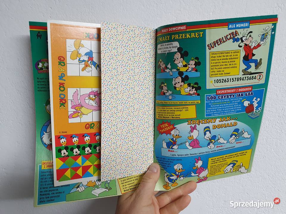 Kaczor Donald 16 1998 komiks z dodatkiem