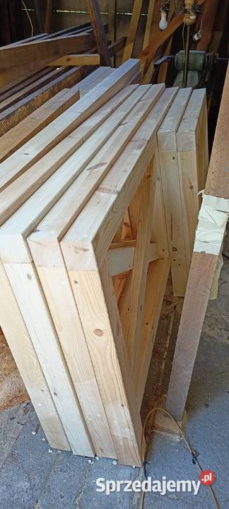 Balustrady Drewniane kopertowe krzyzowey Katowice sprzedam