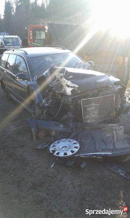VW Passat 19 TDI fl 101 wypadku Nowy Targ