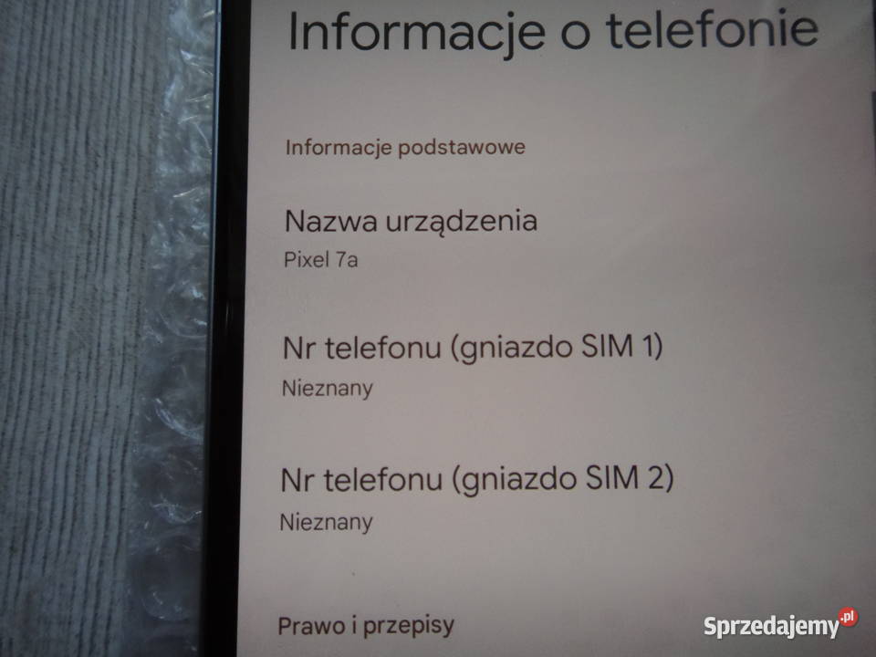 Google Pixel 7A 1288gb Kraków sprzedam