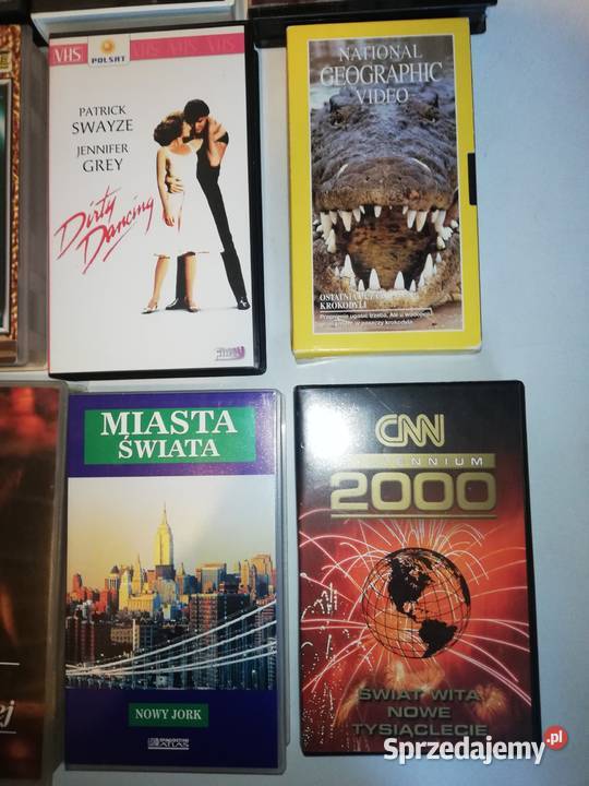 Filmy Video VHS do magnetowidu 9 sztuk mazowieckie Warszawa sprzedam