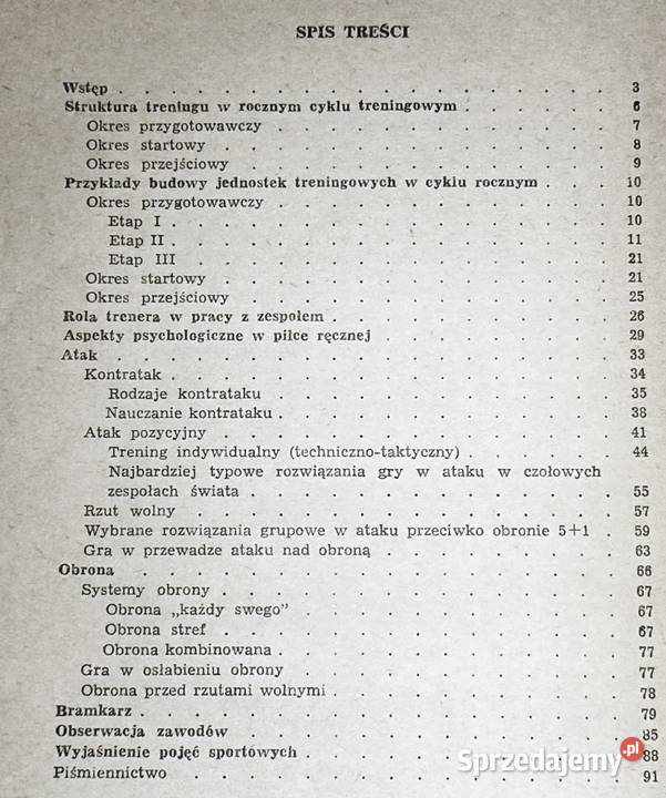 Trening w piłce ręcznej Janusz Czerwiński Chełm sprzedam