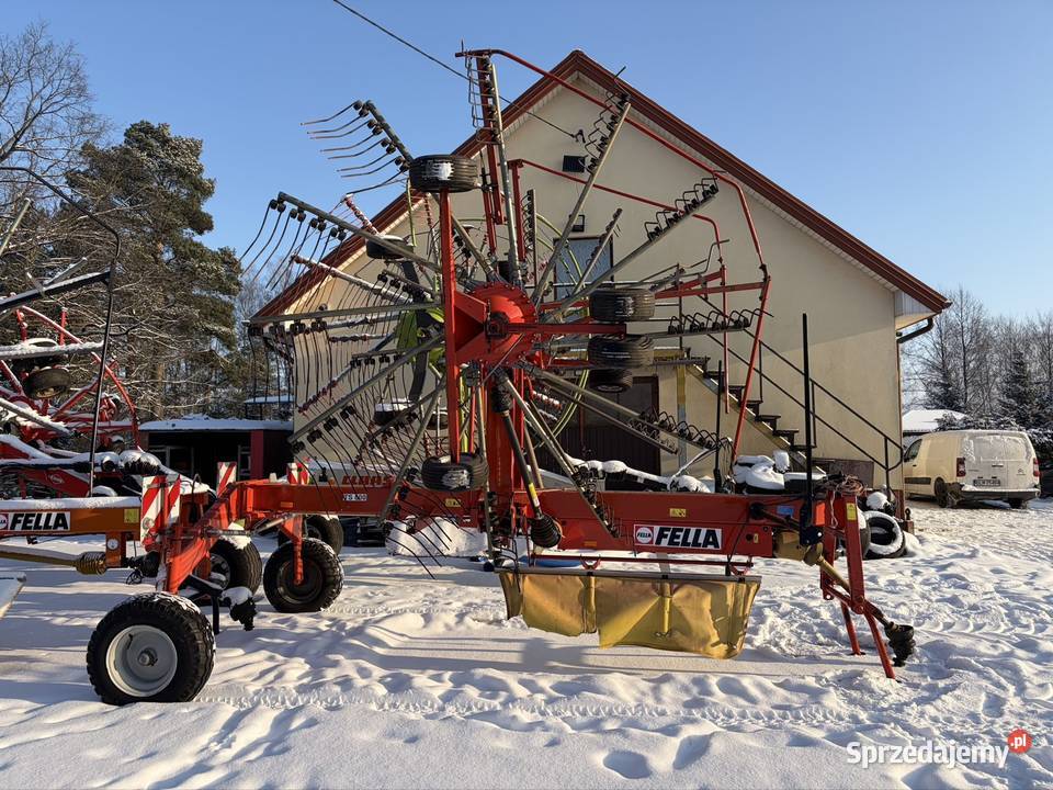 Zgrabiarka 2 karuzelowa Fella TS 800 8m Zgrabiarki i przetrząsacze Myszyniec