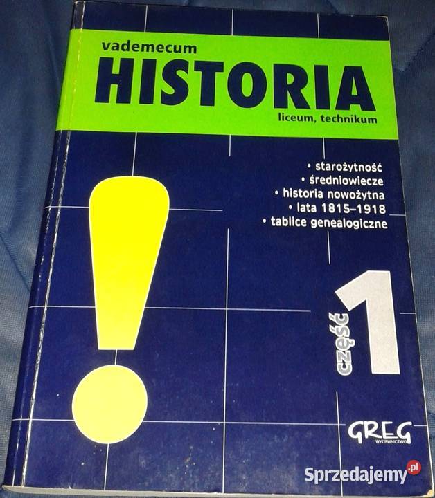 Vademecum Historia cz 1 Piotr Czerwiński Książki i Podręczniki