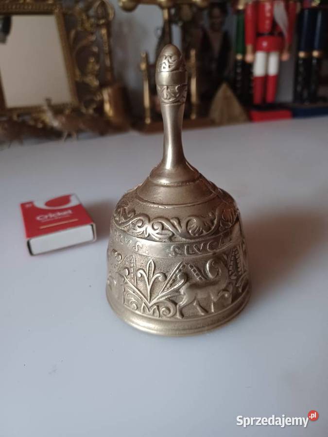 Piękny mosiężny dzwonek Poznań