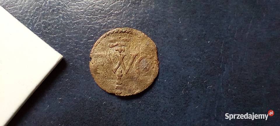 Stare monety 1 szyling 1671 Niemcy srebro Lesko