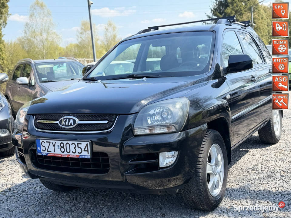 Kia Sportage 20i lpg klimatyzacja hak 4x4 bez kurtyny powietrzne Łodygowice