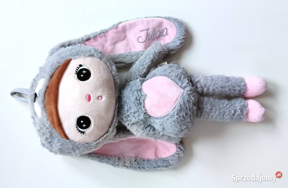 Pluszowa lalka królik Metoo z imieniem Julia Katowice