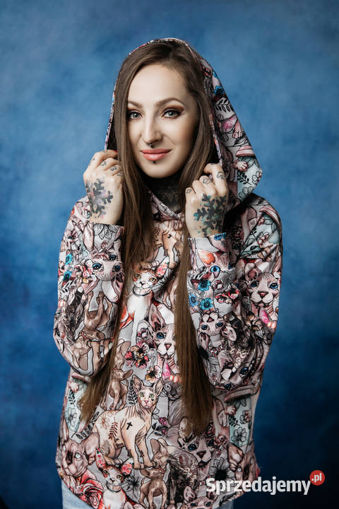 Magic Pet Fashion bluza damska sfinks koty kot S