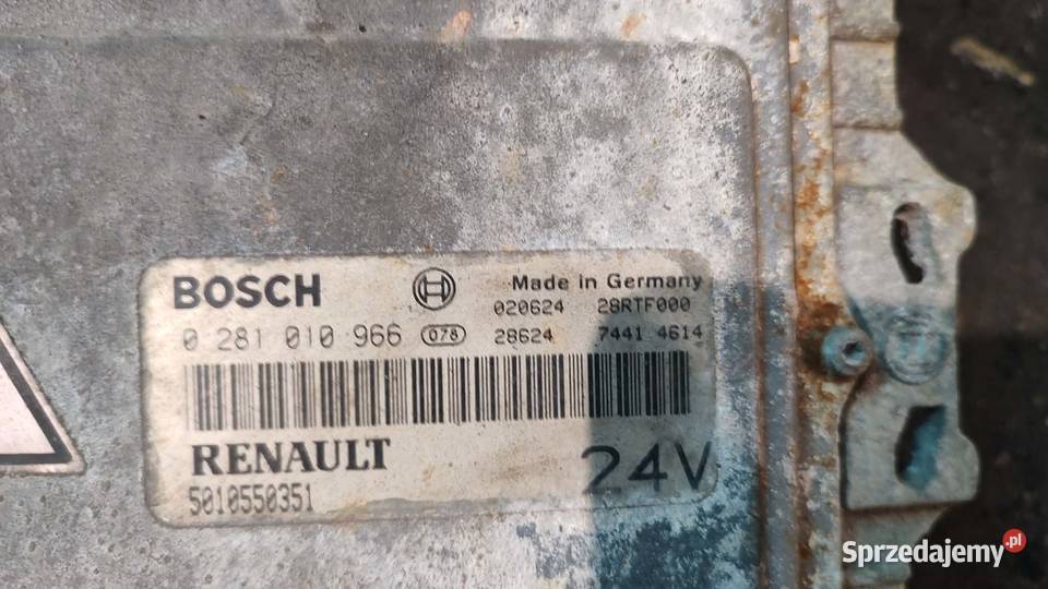 Sterownik komputer 0281010966 Renault Midlum Komputery Książ Wielkopolski