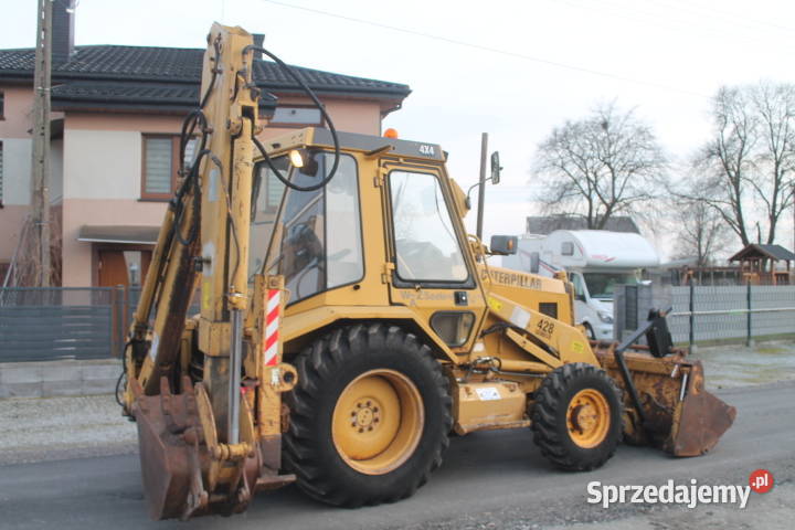Koparkoładowarka CAT 428 II 428B Volvo JCB Case Rok produkcji 1997 Koparko ładowarki Złoczew