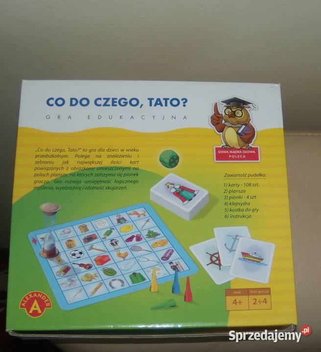Gra Co do czego tato firmy Alexander 4 lata+ Zabawki mazowieckie Warszawa