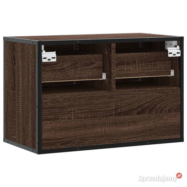 Szafka pod telewizor brązowy dąb 60x31x395 RTV Warszawa