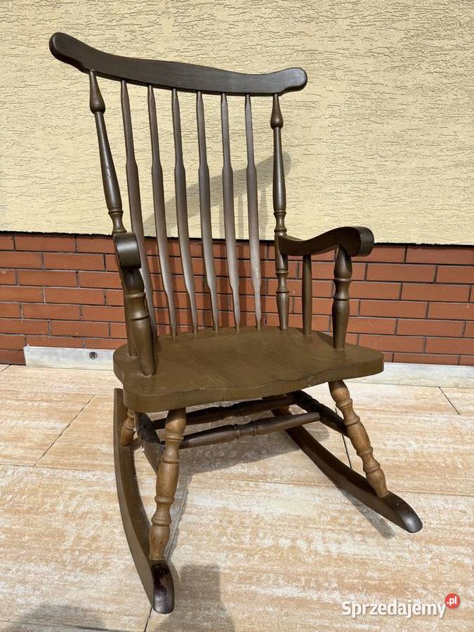 Fotel bujany bujak na biegunach prl retro Garwolin