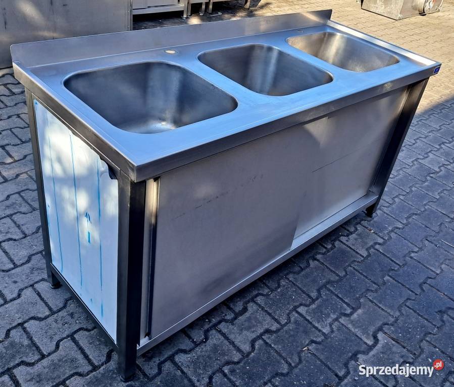 ZLEW 3 KOMOROWY Z SZAFKĄ DRZWI SUWANE 1506085