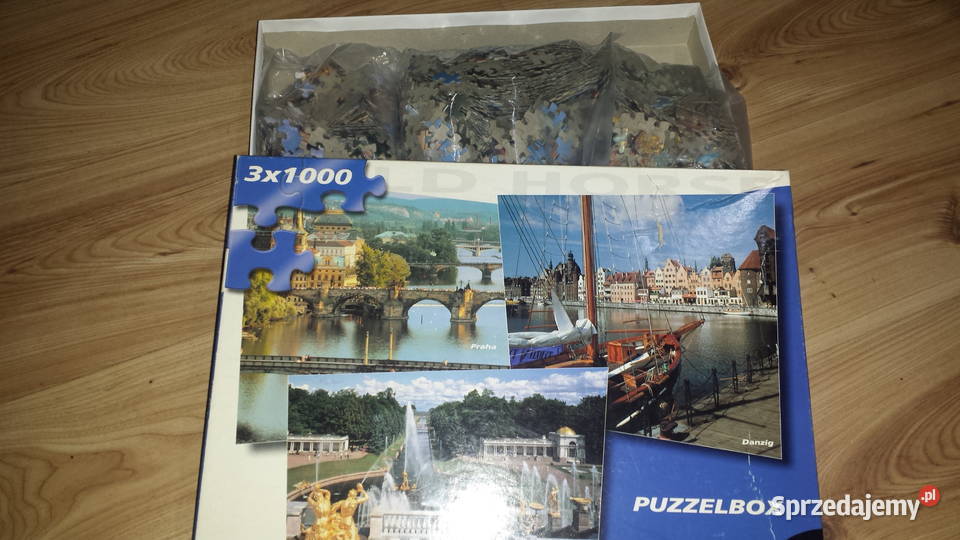 Mega puzzle 3x1000 Papier Piekary Śląskie sprzedam