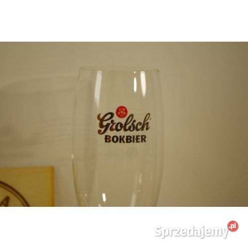 Komplet 2 kielichów do piwa Grolsch Bokbier śląskie