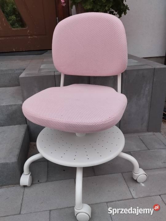 Krzesło do biurka Vimund Ikea różowe fotel mazowieckie Grodzisk Mazowiecki
