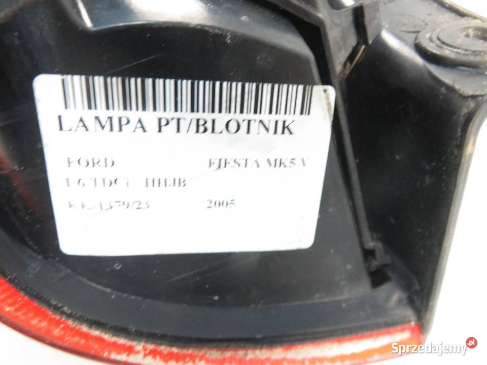 LAMPA PRAWA TYLNA FORD FIESTA MK5 V 6S6113404B
