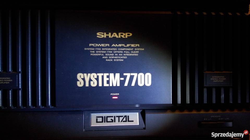 wieża Sharp System 7700 z pilotem
