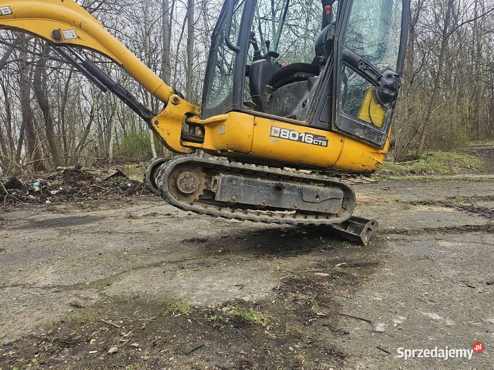 Minikoparka jcb 8016 2500 mht 2012r