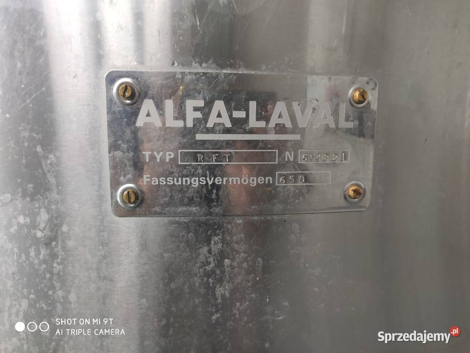 Sprzedam zbiornik na mleko 650 l Ceków