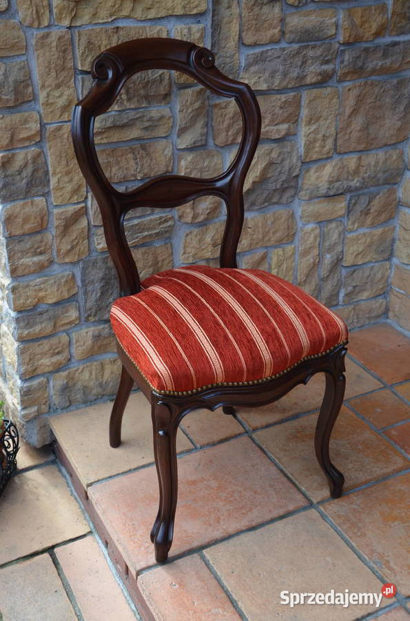 krzesło stylowe brązowe do biurka