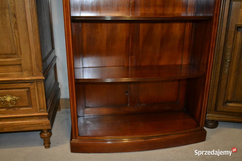 biblioteka regał zdobiony lite drewno Będzin