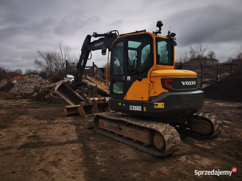 Volvo ECR 88 D Komplet łyżek 2019 Koparka Cieszyn