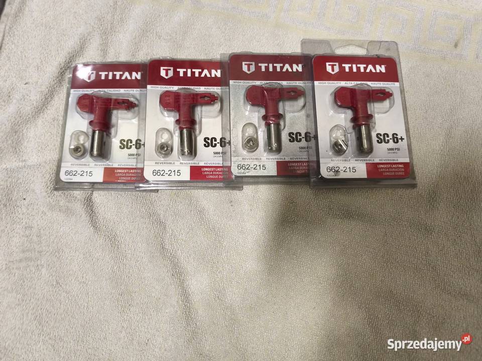 Dysze natryskowe Airless Titan Graco małopolskie Wieliczka