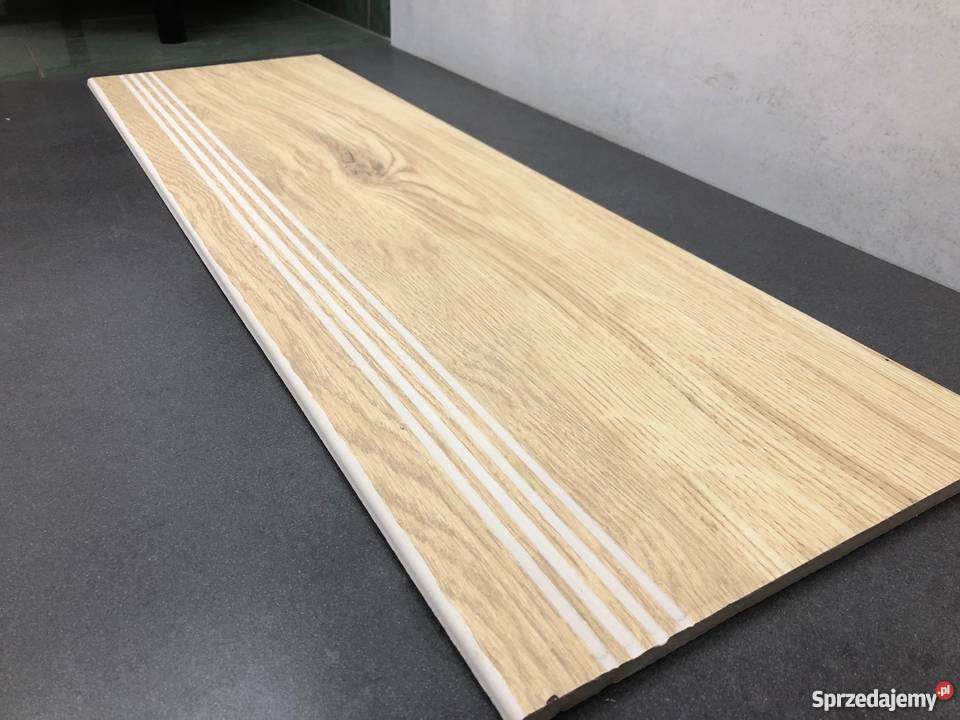 Płytki na schody 120x30 DREWNOPODOBNE JASNY DĄB Łask sprzedam