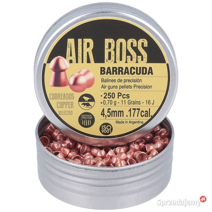 Śrut Apolo Air Boss Barracuda Copper 452 mm 250 mazowieckie Maciejowice