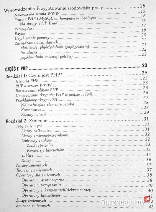 PHP4 MySQL Webmastera Marek Nowakowski Pozostałe lubelskie