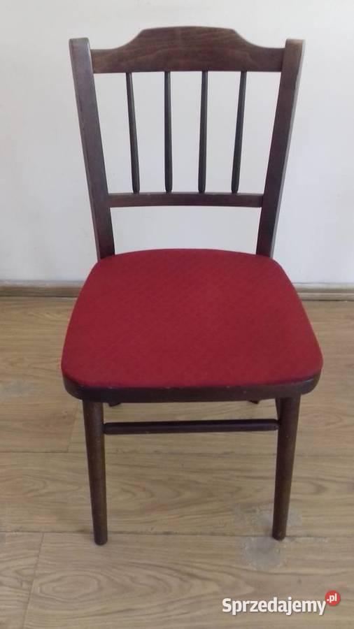 Krzesło gięte drewniane z obiciem Vintage do Kraków