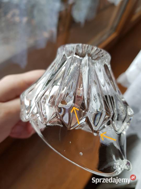 Zestaw Mlecznik cukiernica Ząbkowice szkło PRL Dąbrowa Górnicza