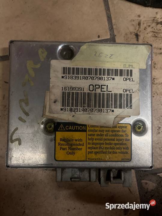 Komputer opel sintra 16198391 Komputery Margonin