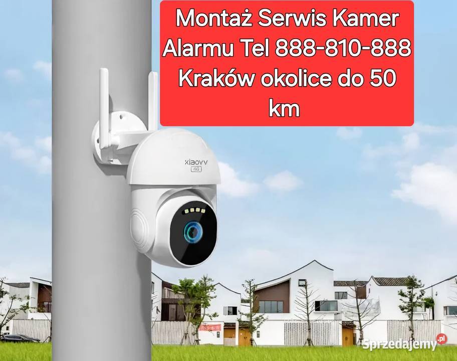 Montaż serwis systemów alarmowych kamer Kraków sprzedam