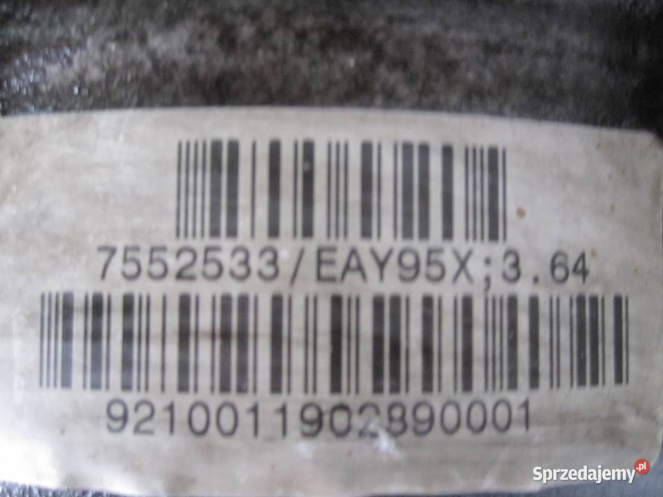 BMW X3 X5 E70 30D reduktor 7552533 przełożenie