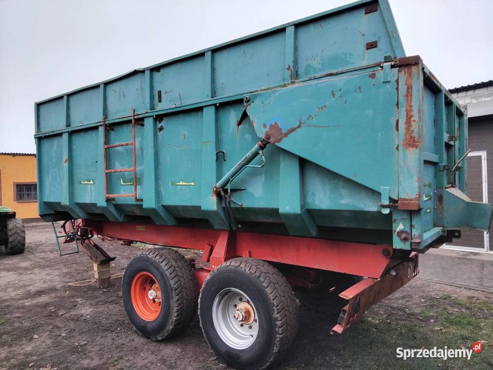 Przyczepa wywrotka 14 tonowa Warfamatransport uszkodzony Drużbice sprzedam