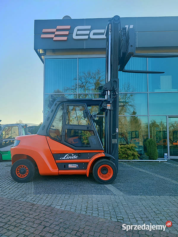 Wózek widłowy Linde H80D02900 duplex 405 m Kęty